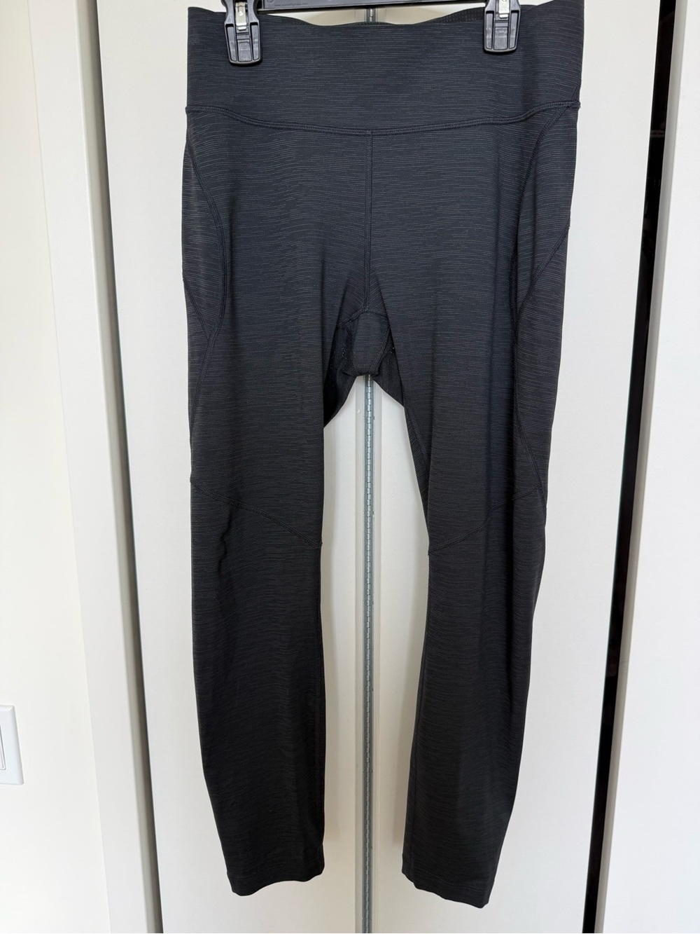 Outdoor Voices Charcoal Heathered Leggings with Wide Waistband